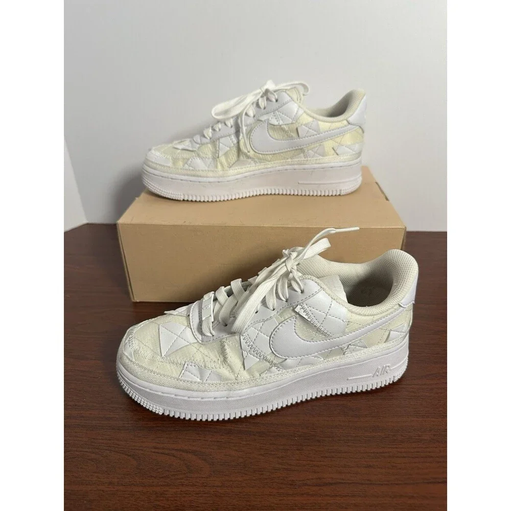 Nike Air Force 1 Low x Billie Eilish Triple White DZ3674-100 Men 6 / Women 7.5